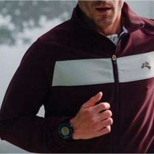 Tracksmith Eliot Track Jacket L Navy/Ivory